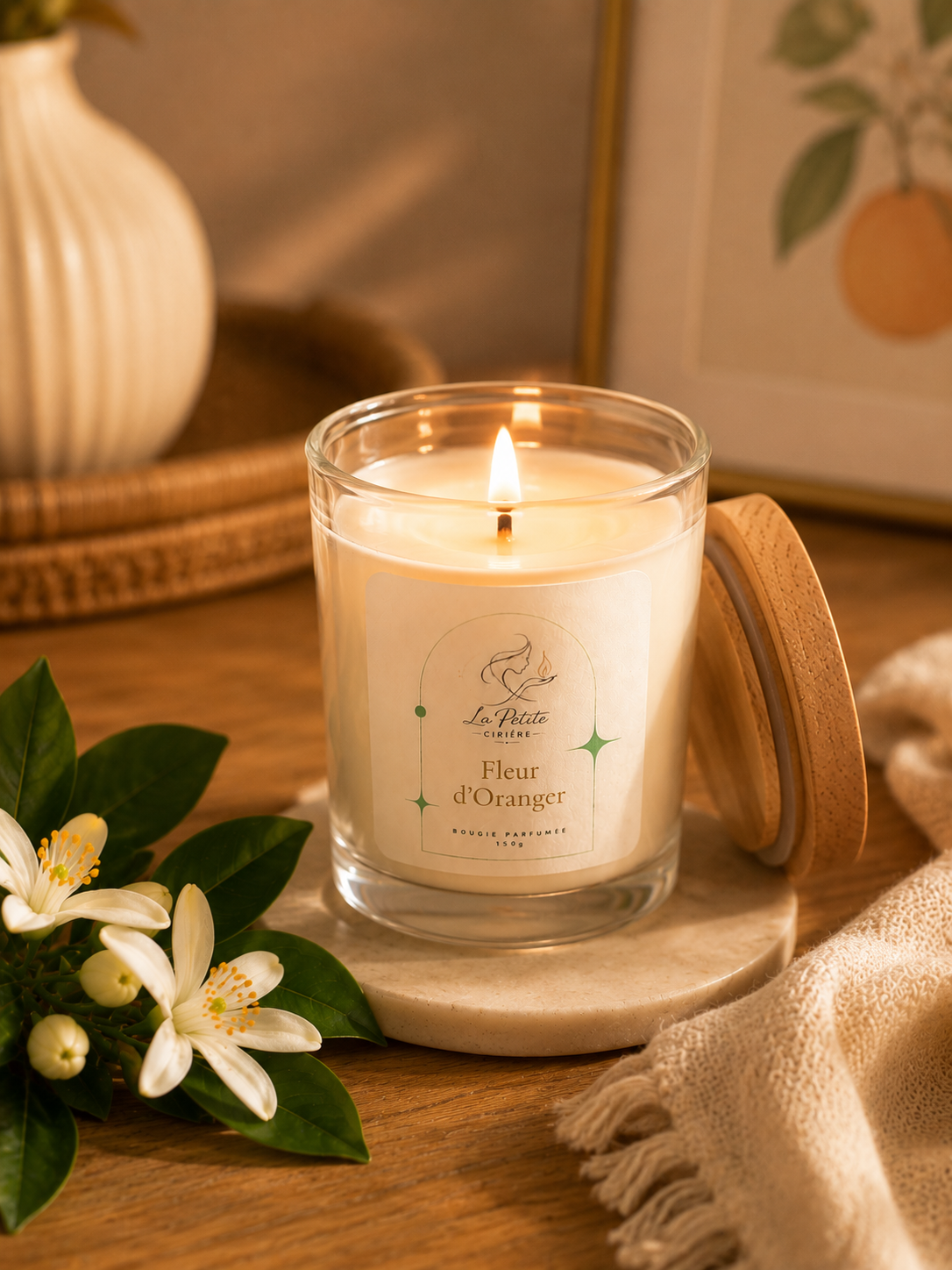 Bougie Fleur d'Oranger
