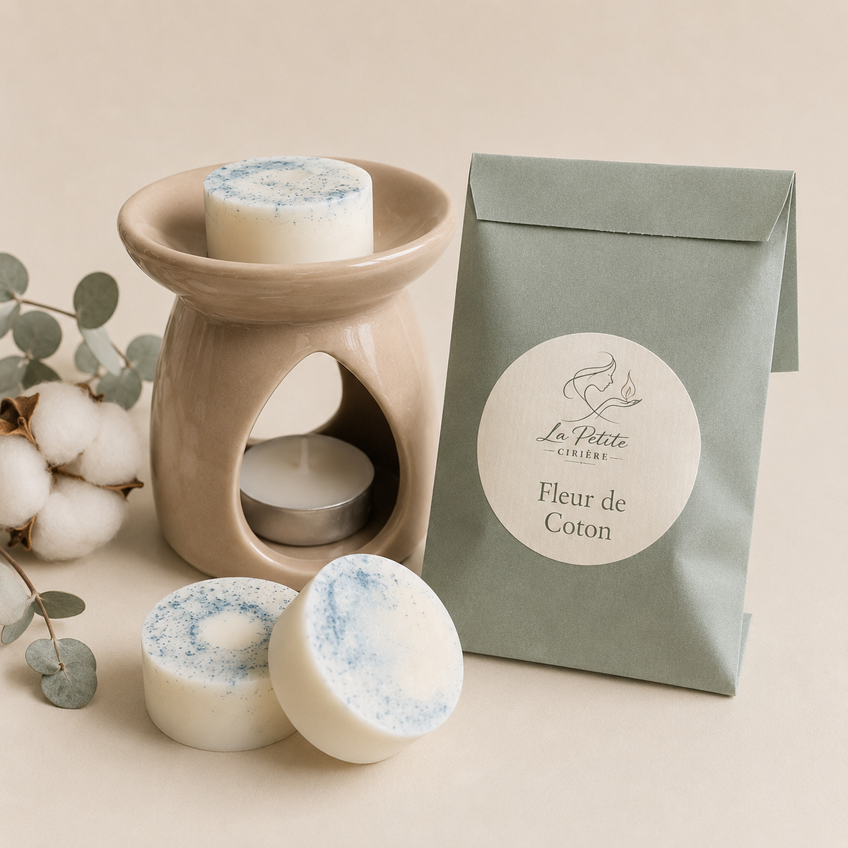 Galet parfumé Fleur de Coton